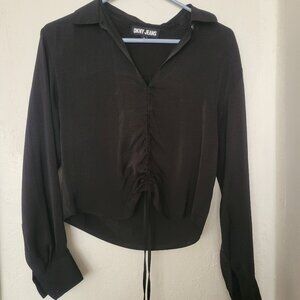 DKNY Black Blouse